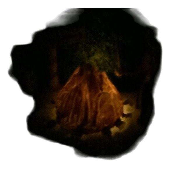 Elf on the Shelf Lighted Christmas Campfire Tabletop  small Light 4.25" H - Picture 11 of 11